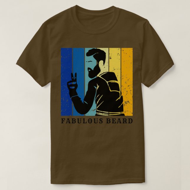 Camiseta barba fabulosa 7 (Frente do Design)