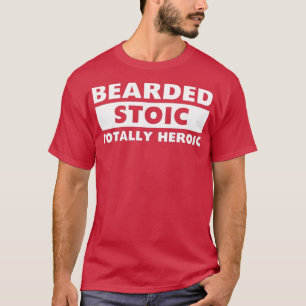 Camiseta Barba Legal estática com barba totalmente herônica
