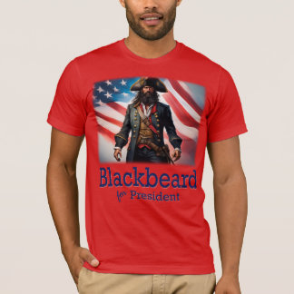 Camiseta Barba Negra para Presidente