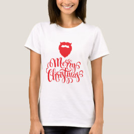 Camiseta Barba Papai noel de Natal