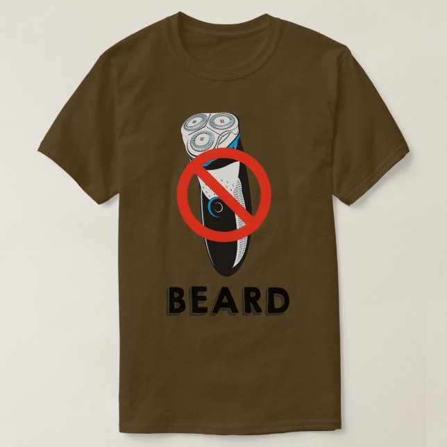 Camiseta Barba sem Razor Classic TSirt (Frente do Design)