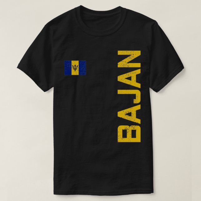 CAMISETA BARBADOS BAJAN (Frente do Design)