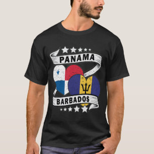 Camiseta Barbados E Bandeira De Aanama