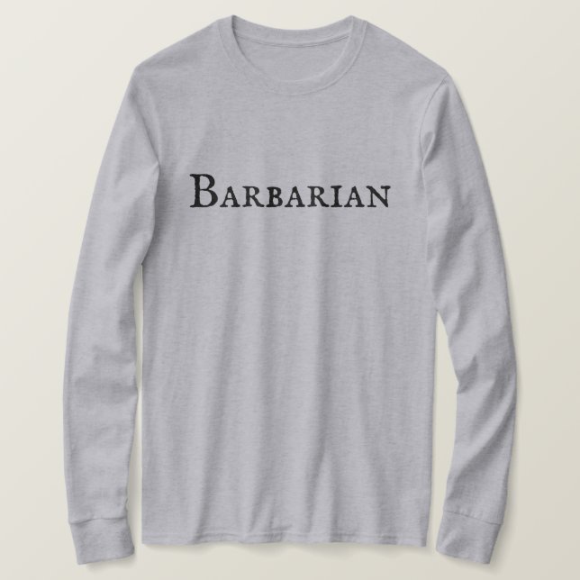 Camiseta "Barbarian" masculino (Frente do Design)