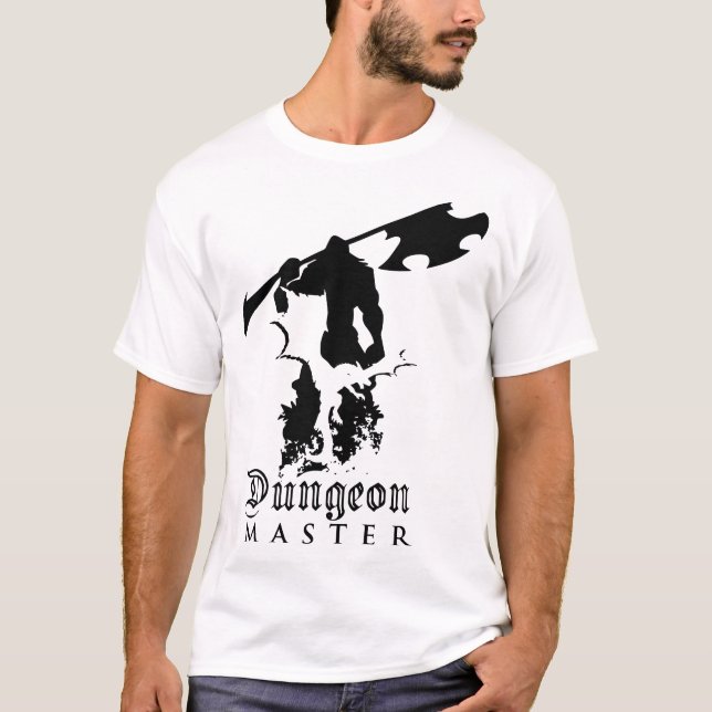 Camiseta Bárbaro e Dragão Dungeon Mestre (Frente)