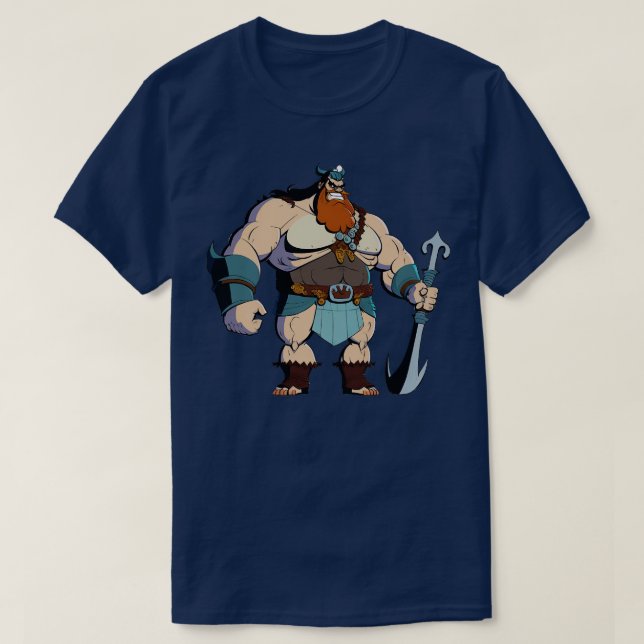 Camiseta Bárbaro King Epic Fantasy (Frente do Design)