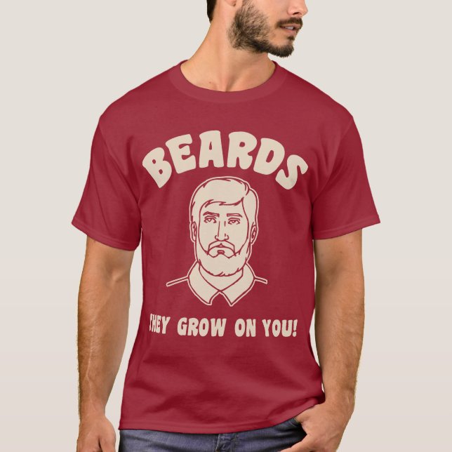 Camiseta Barbas que crescem em você! (Frente)