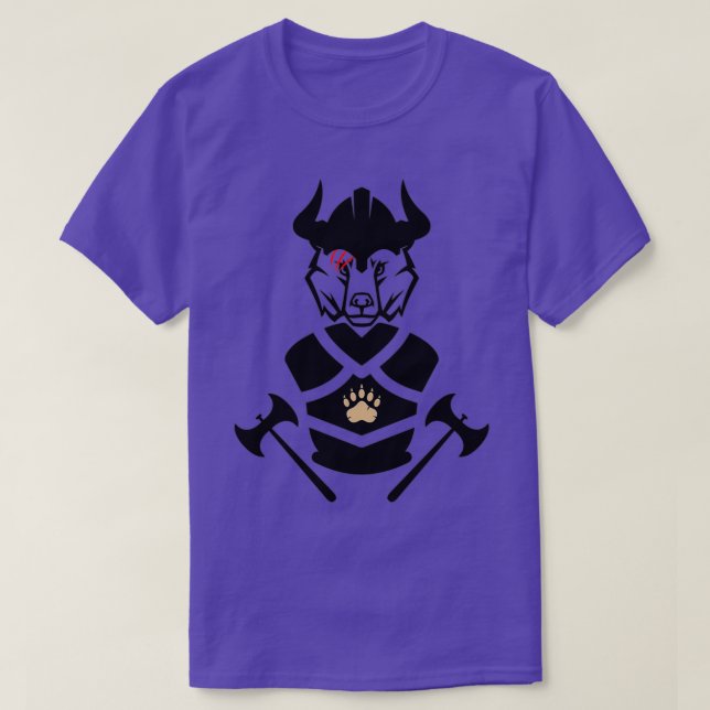 Camiseta BarBearian The Bear Barbarian (Frente do Design)