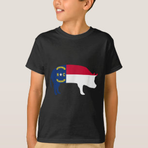 Camiseta Barbecue de Porco de Churrasco da Carolina do Nort