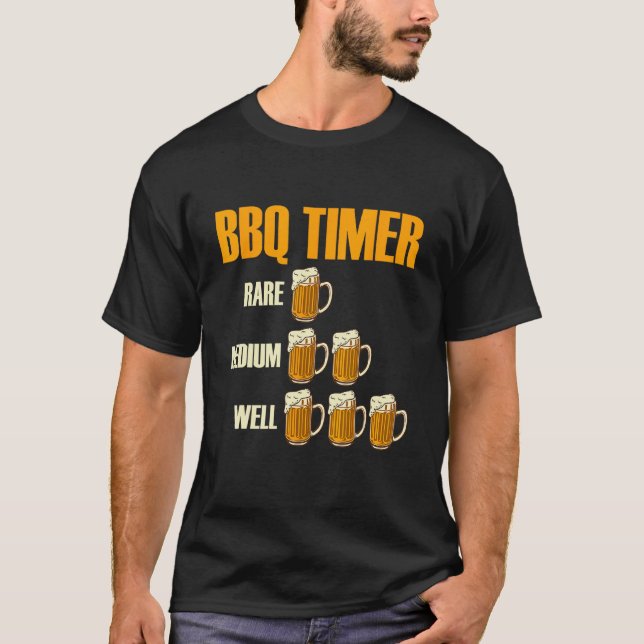 Camiseta Barbecue de Timer de churrasco (Frente)