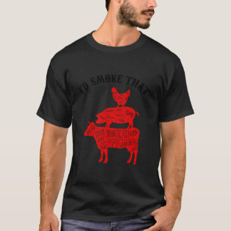 Camiseta Barbecue Eu Fumaria Aquele Churrasco Grelha Fumant