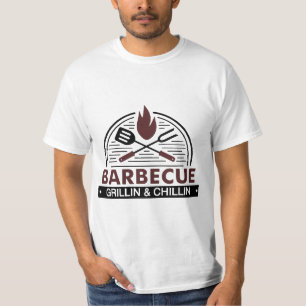 Camiseta Barbecue "Grillin & Chillin"