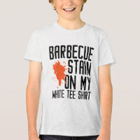 Barbecue Manchou Em Meus Homens Brancos De Carne D