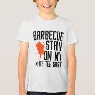 Camiseta Barbecue Manchou Em Meus Homens Brancos De Carne D