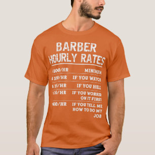 Camiseta Barbeiro Engraçado Nunca Errou Presente Engraçado