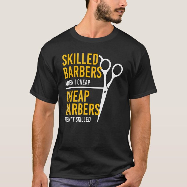 Camiseta Barbeiro legal para Homens Hairdresser Hairstylist (Frente)