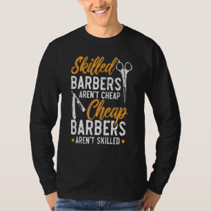 Camiseta Barbeiros Habilidosos Não São Baratos Barbeiros Ba