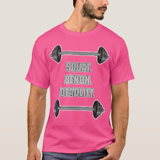 Camiseta Barbell Squat, elevador de peso