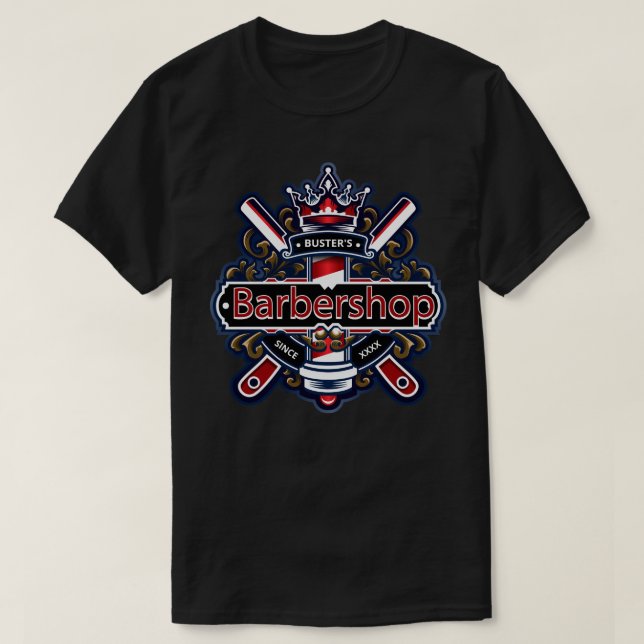 Camiseta Barber Americano (Frente do Design)