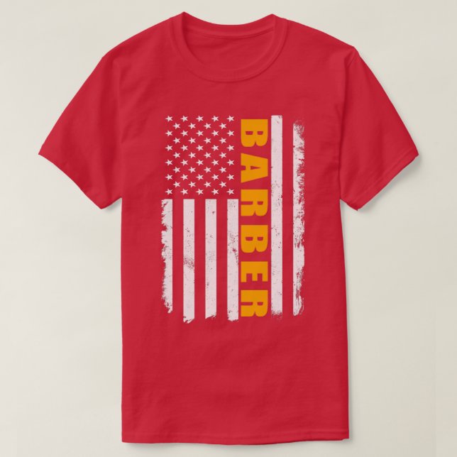 Camiseta Barber Americano (Frente do Design)