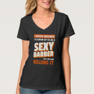 Camiseta Barber Barbershop Hair Stylist Hairdresser Haircu