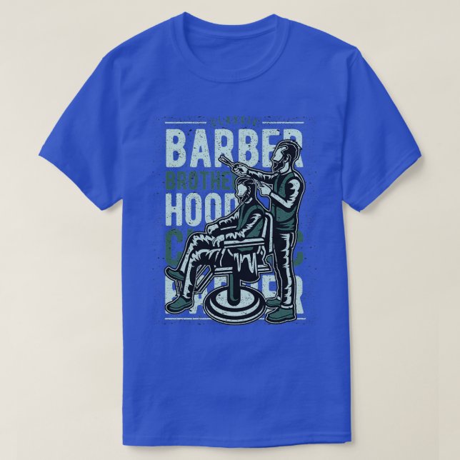 Camiseta Barber Brother Hood (Frente do Design)