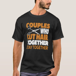 Camiseta Barber Casal Coiffeur Haircut Beard B
