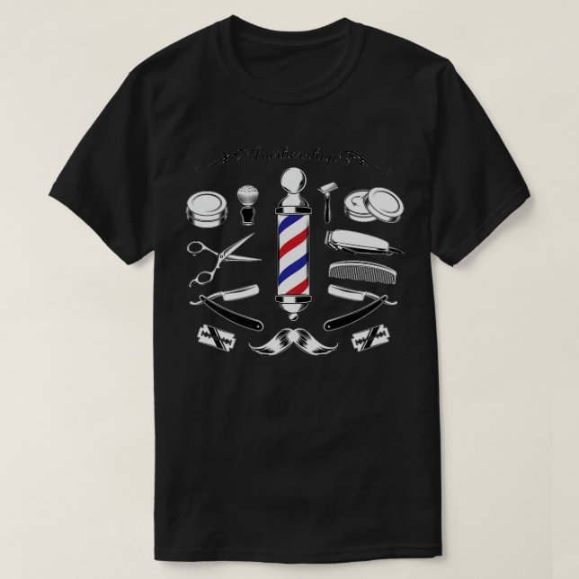 Camiseta Barber compra barbeiro (Frente do Design)
