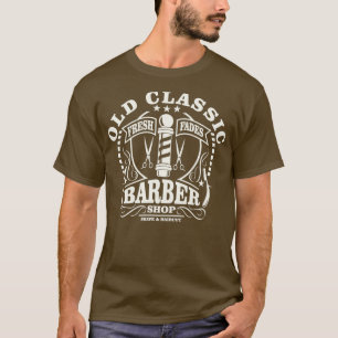Camiseta Barber Compra Cabelo Escorregado Corta Escola Anti