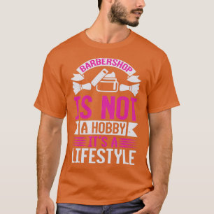 Camiseta Barber Compre Barba Corte de Cabelo Hairdresser Pr