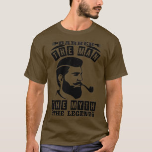 Camiseta Barber Compre Barba Corte de Cabelo Hairdresser Pr
