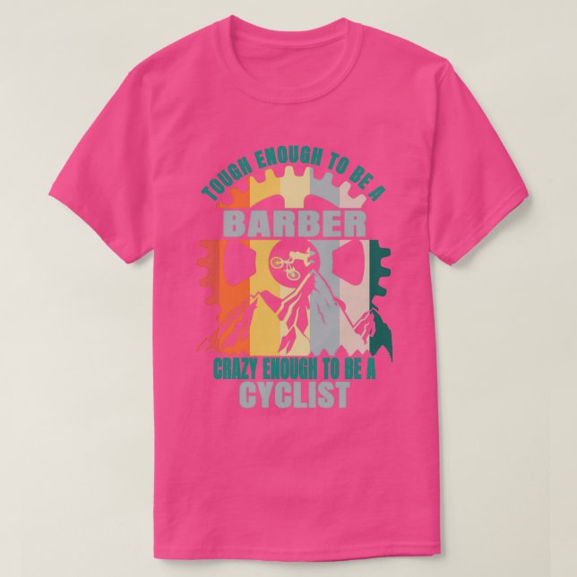 Camiseta Barber Cyclist Design (Frente do Design)