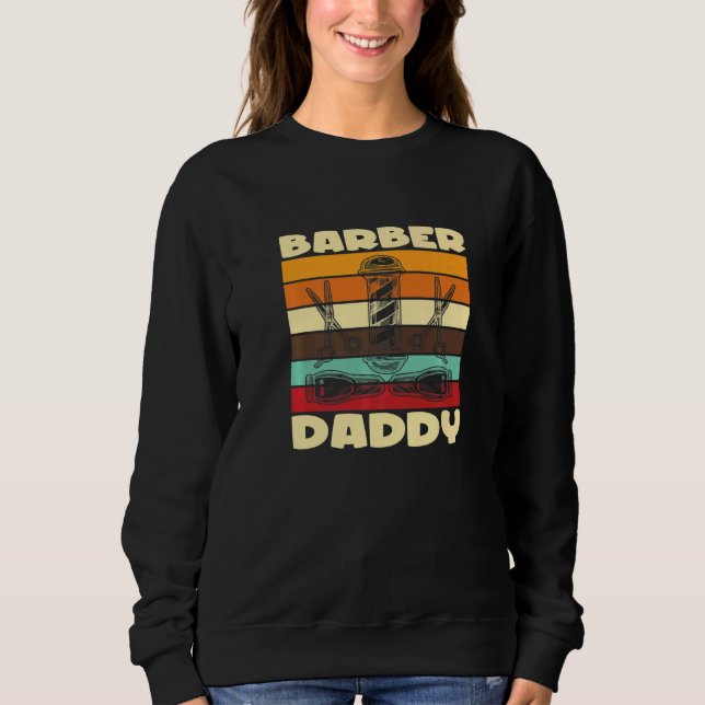 Camiseta Barber Daddy I Barber Beards Barman Mustache Premi (Frente)