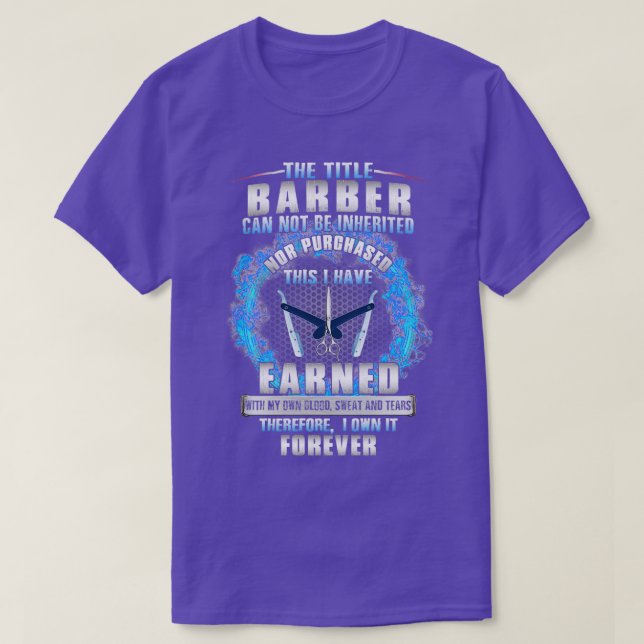 Camiseta Barber Dedicado Fantástico (Frente do Design)