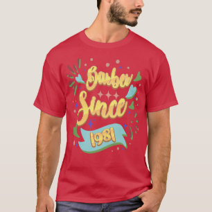 Camiseta Barber, Desde 1981, Oferece Ideias De Presente Par