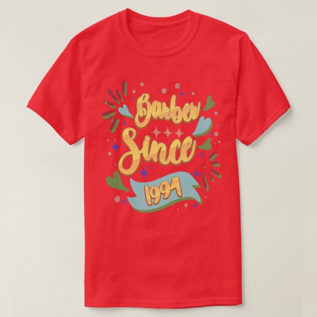 Camiseta Barber Desde 1994 (Frente do Design)