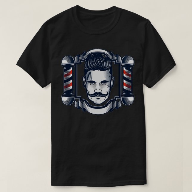 Camiseta Barber E Barbershop (Frente do Design)
