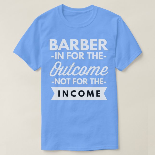 Camiseta Barber entrou para o resultado (Frente do Design)