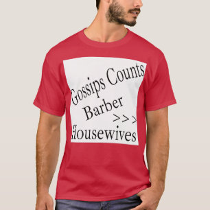 Camiseta BARBER fez as donas de casa ficarem engraçadas
