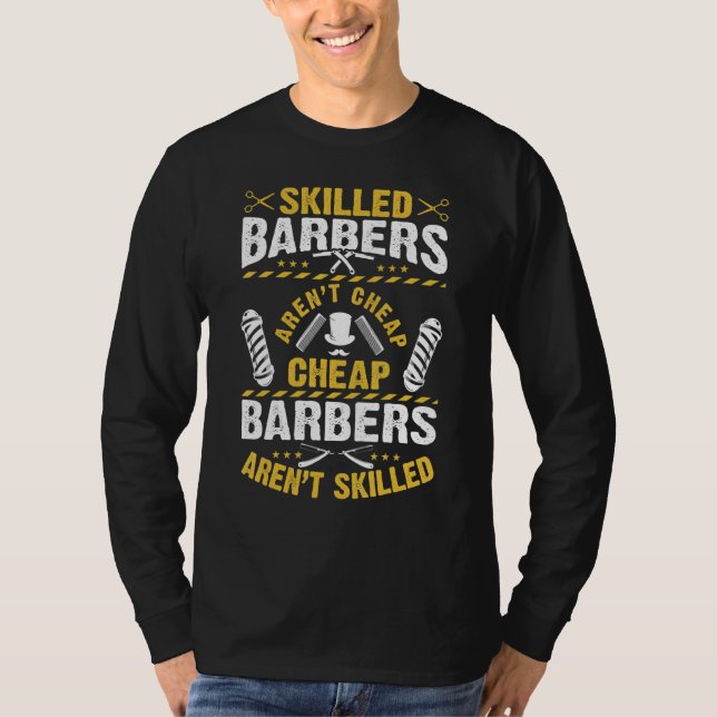 Camiseta Barber For Men Women Hairdresser Hairstylist Barbe (Frente)