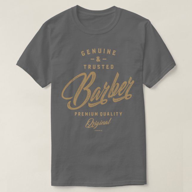Camiseta Barber Funny Job e Hobby 2 (Frente do Design)