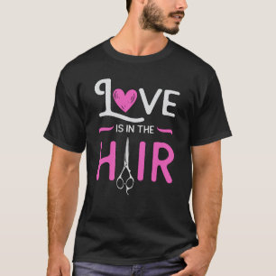 Camiseta Barber Hair Stylist Tesoura Hairdresser Presente n