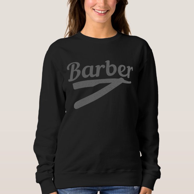 Camiseta Barber Hairstylist Hairdresser Coiffeur Beard Barb (Frente)