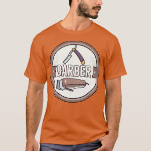 Camiseta Barber Herren Friseur Barber Babier Barbershop Fri