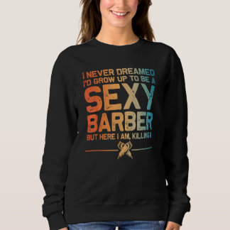 Camiseta Barber Homens Engraçado Pai Barbershop Hairdresser