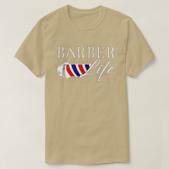 Camiseta Barber Life 6 (Frente do Design)