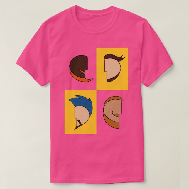 Camiseta Barber Mustaches Padrão (Frente do Design)