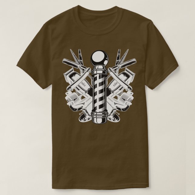 Camiseta Barber Pole 3 (Frente do Design)