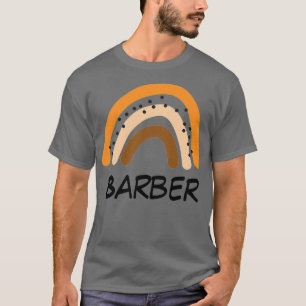 Camiseta Barber Rainbow Gift Engraçado Ideia Presente Para