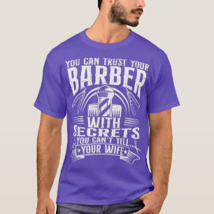 Camiseta Barber Razor Scissor Hairstylist Barbershop Barber